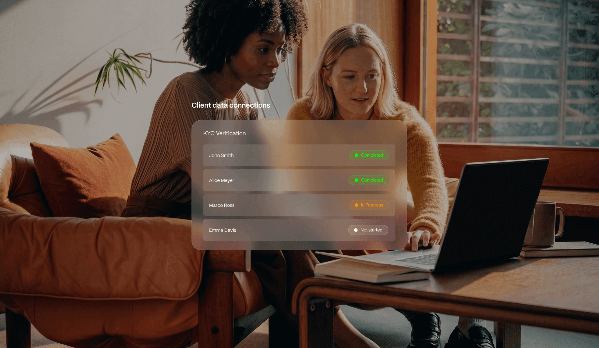 Verified once, never again - vault creation interface